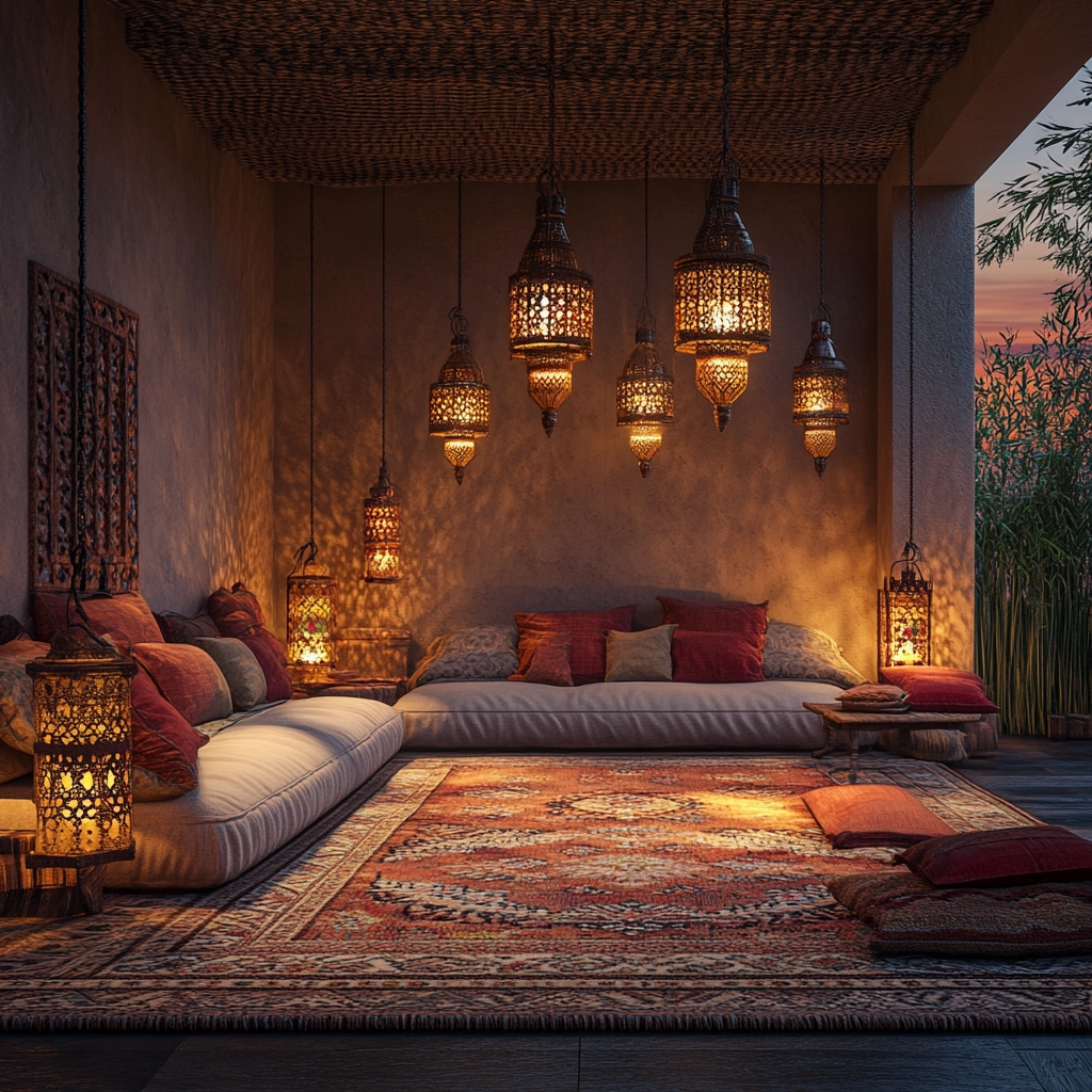 woven rug bedroom 54