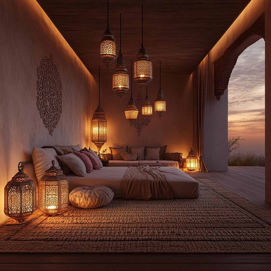 woven rug bedroom 55