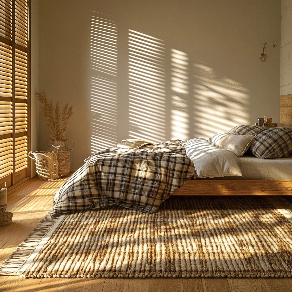 woven rug bedroom 62