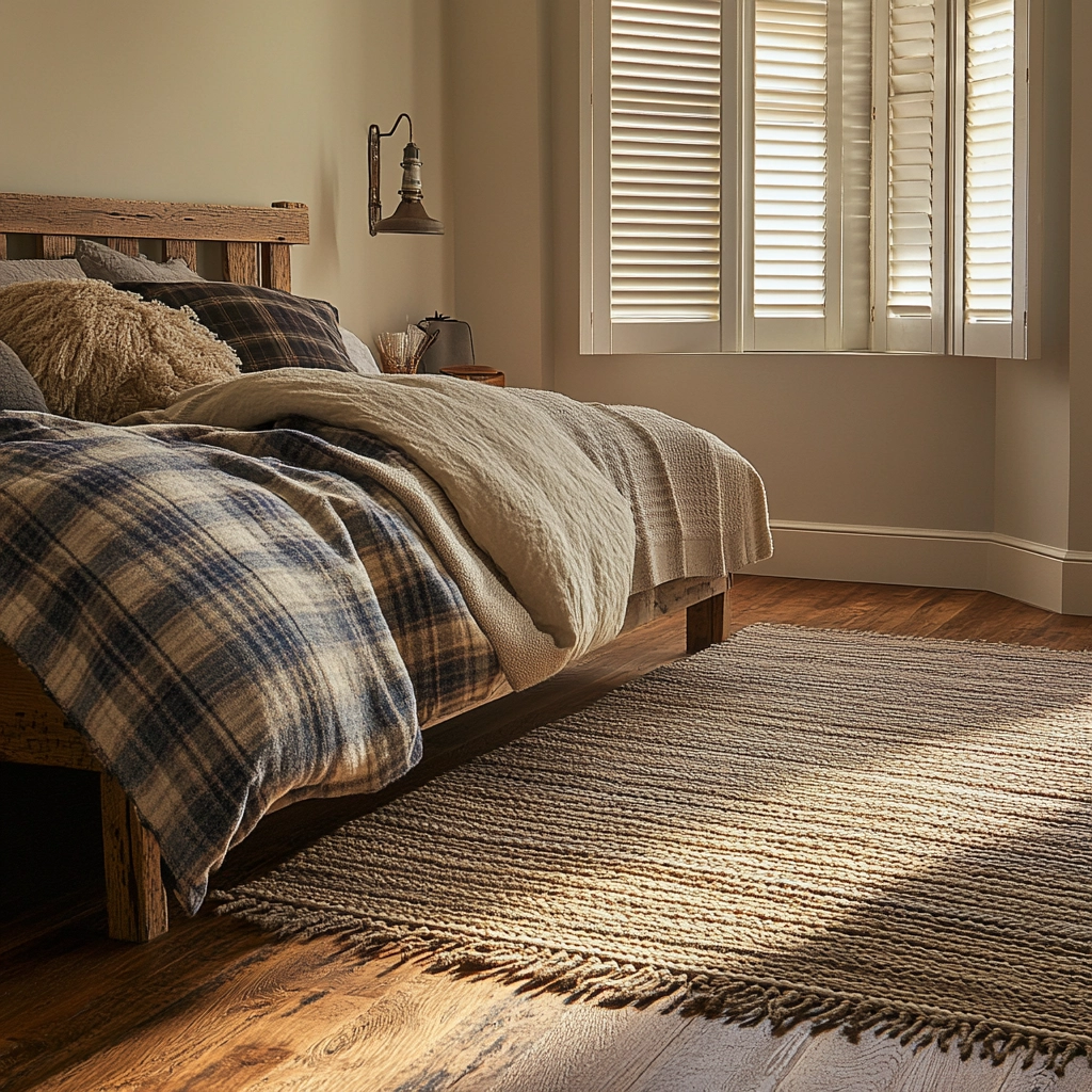 woven rug bedroom 63
