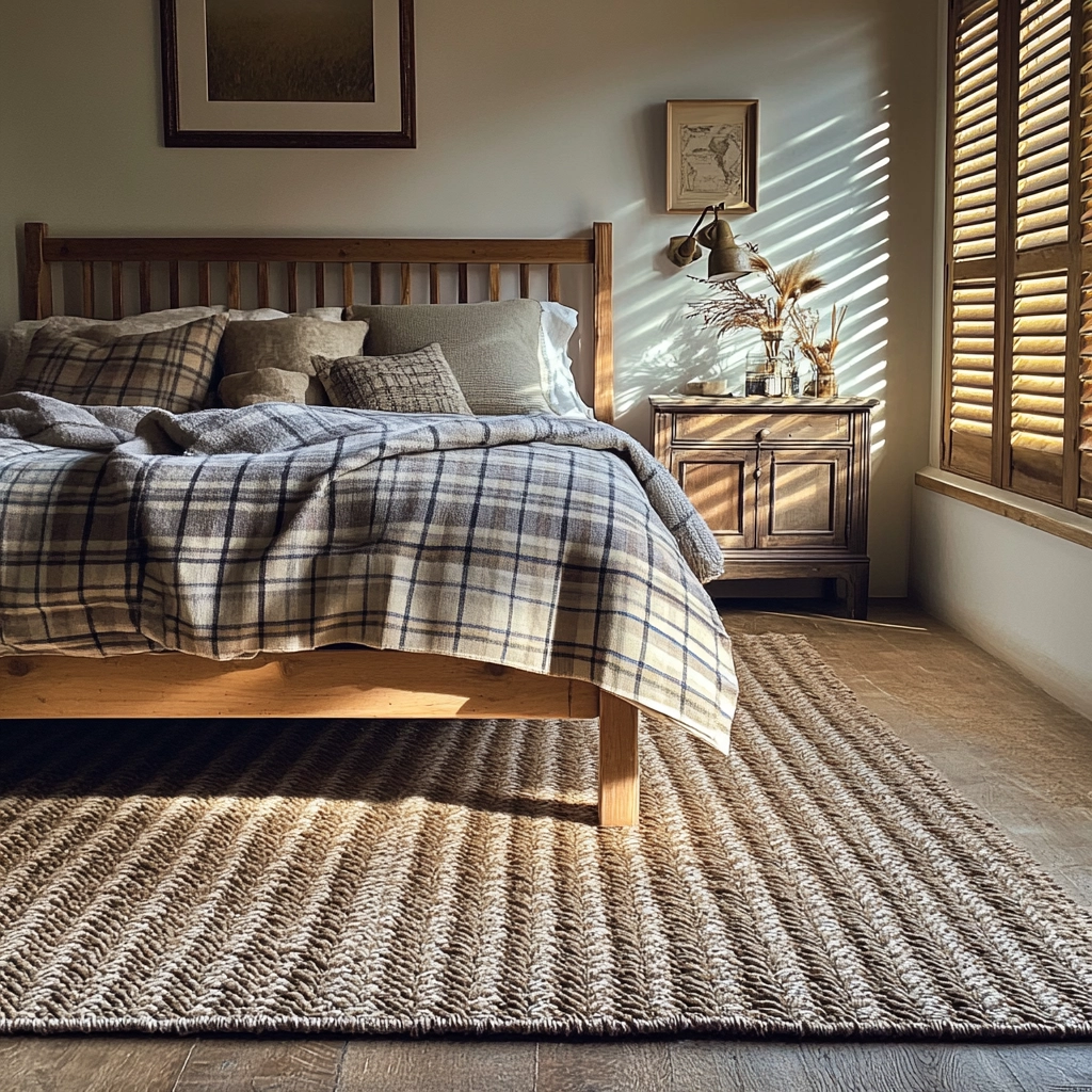 woven rug bedroom 64
