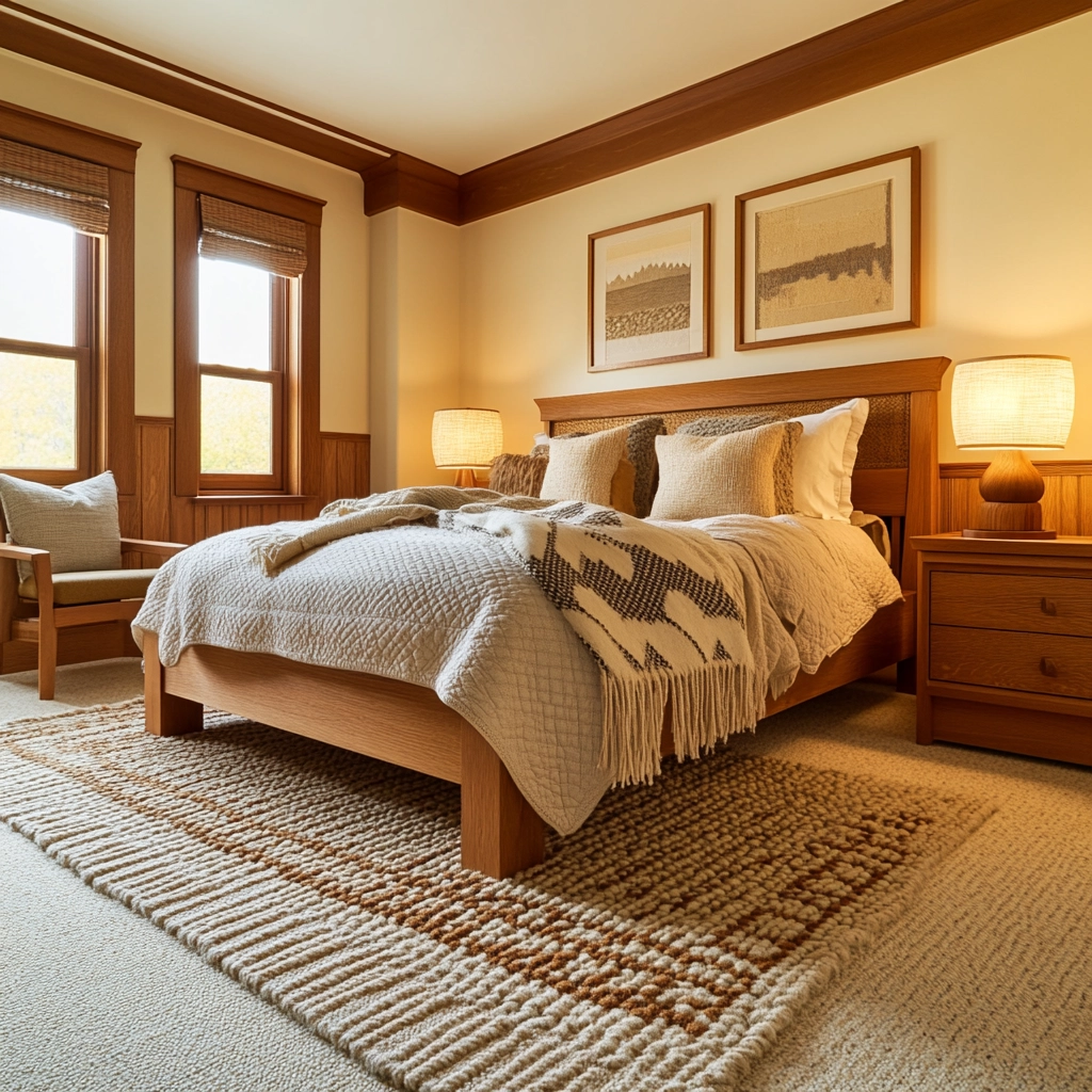 woven rug bedroom 73
