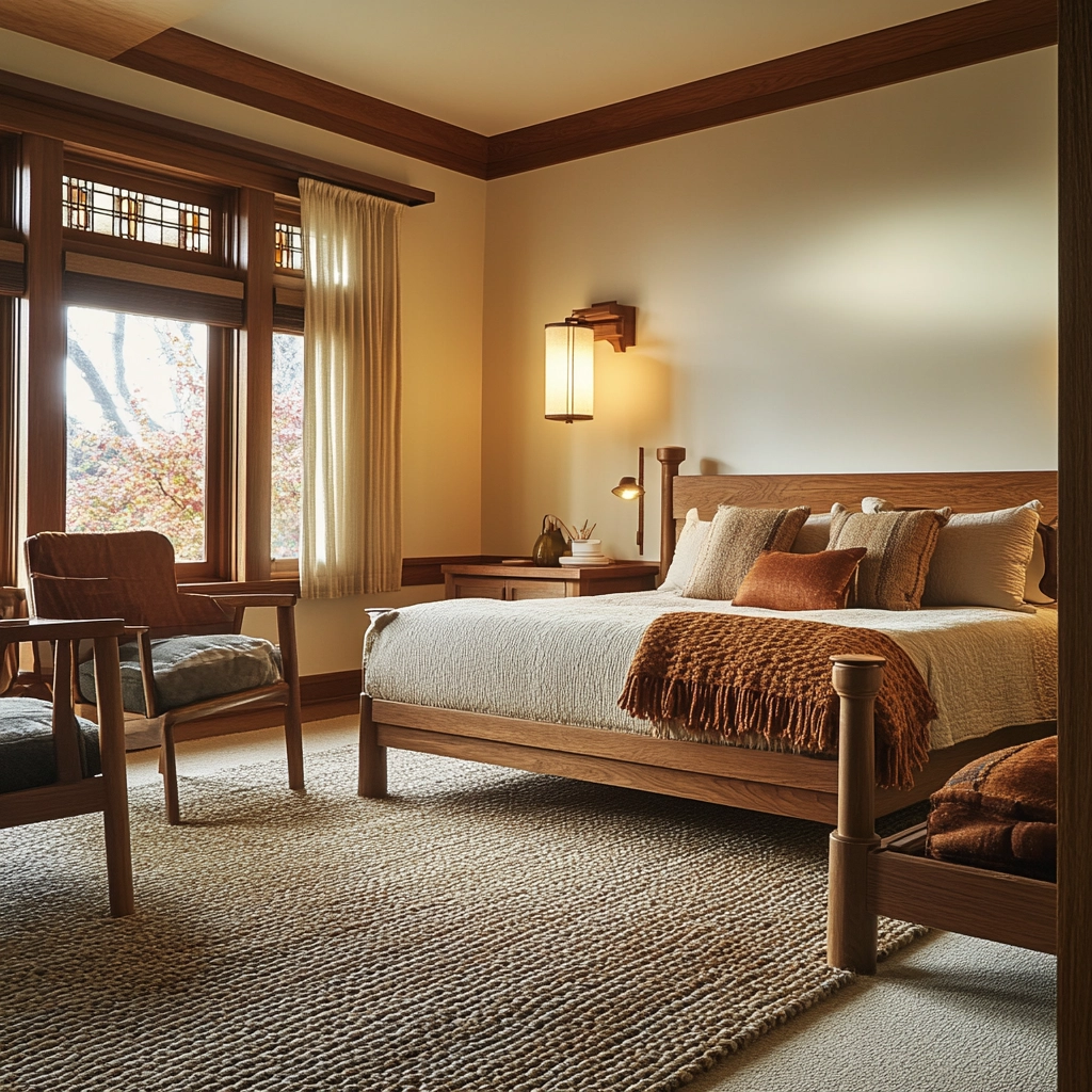 woven rug bedroom 74