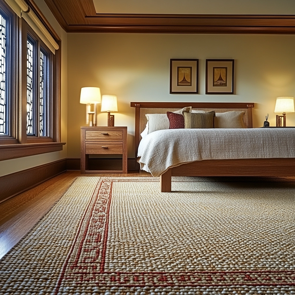 woven rug bedroom 75
