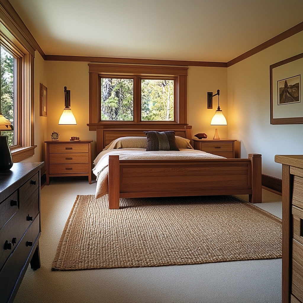 woven rug bedroom 76