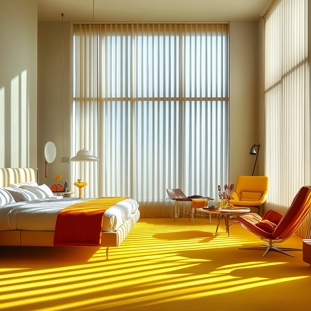 yellow carpet bedroom 11
