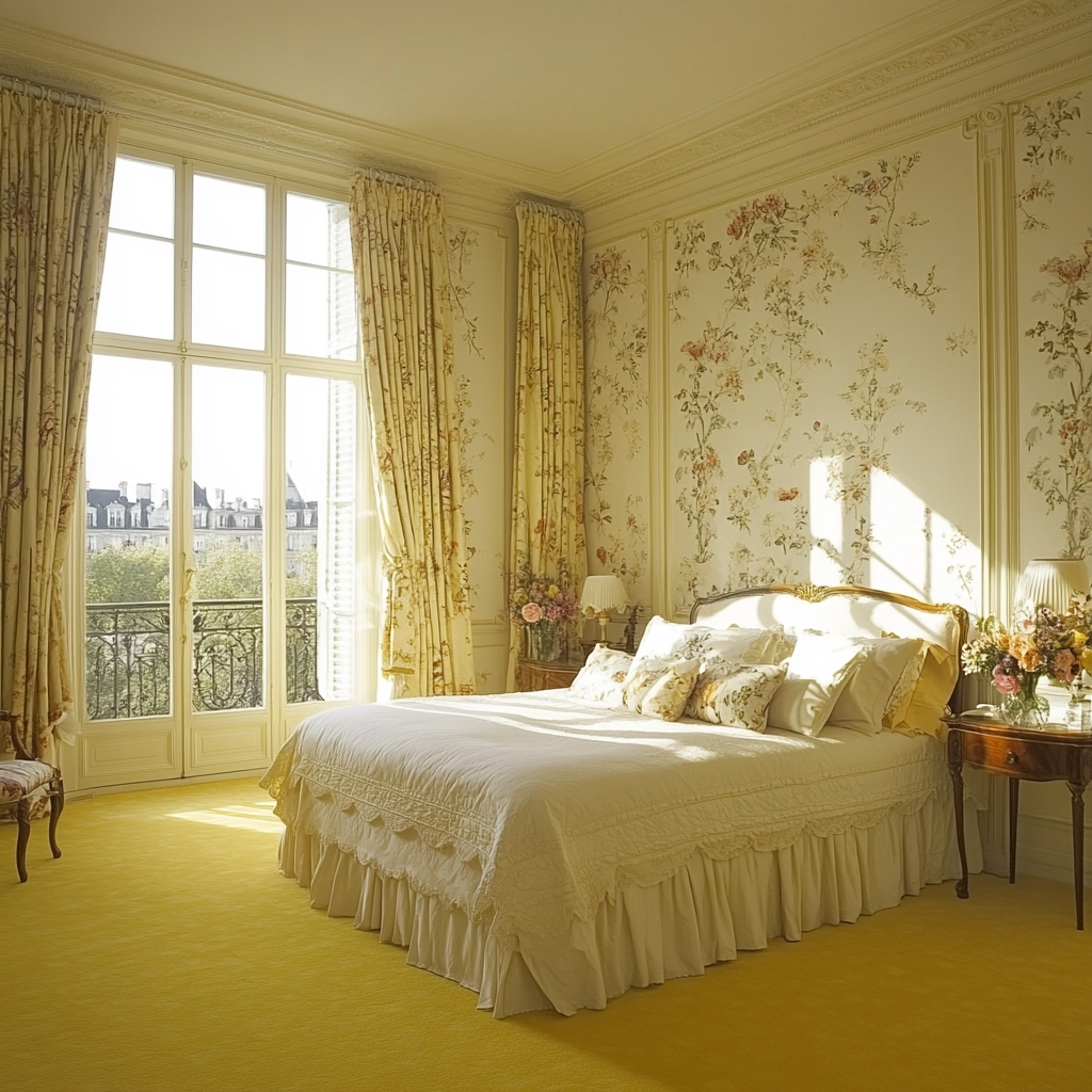 yellow carpet bedroom 25