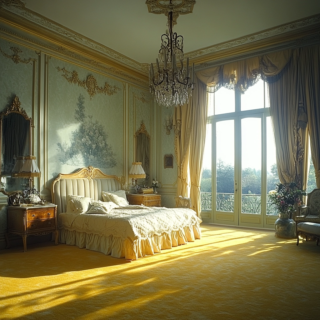 yellow carpet bedroom 27