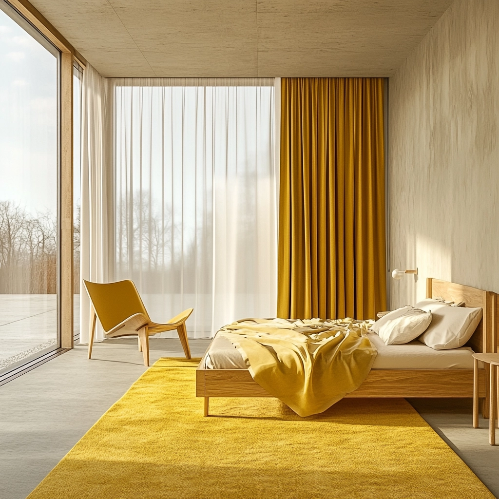 yellow carpet bedroom 3