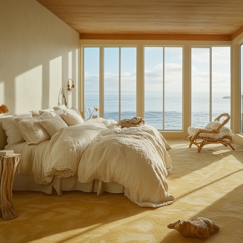 yellow carpet bedroom 33