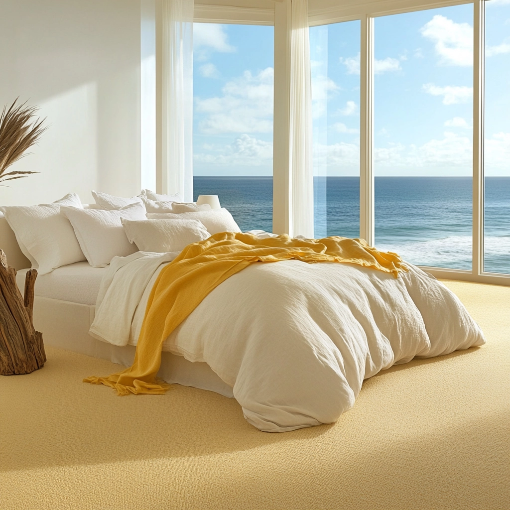 yellow carpet bedroom 36