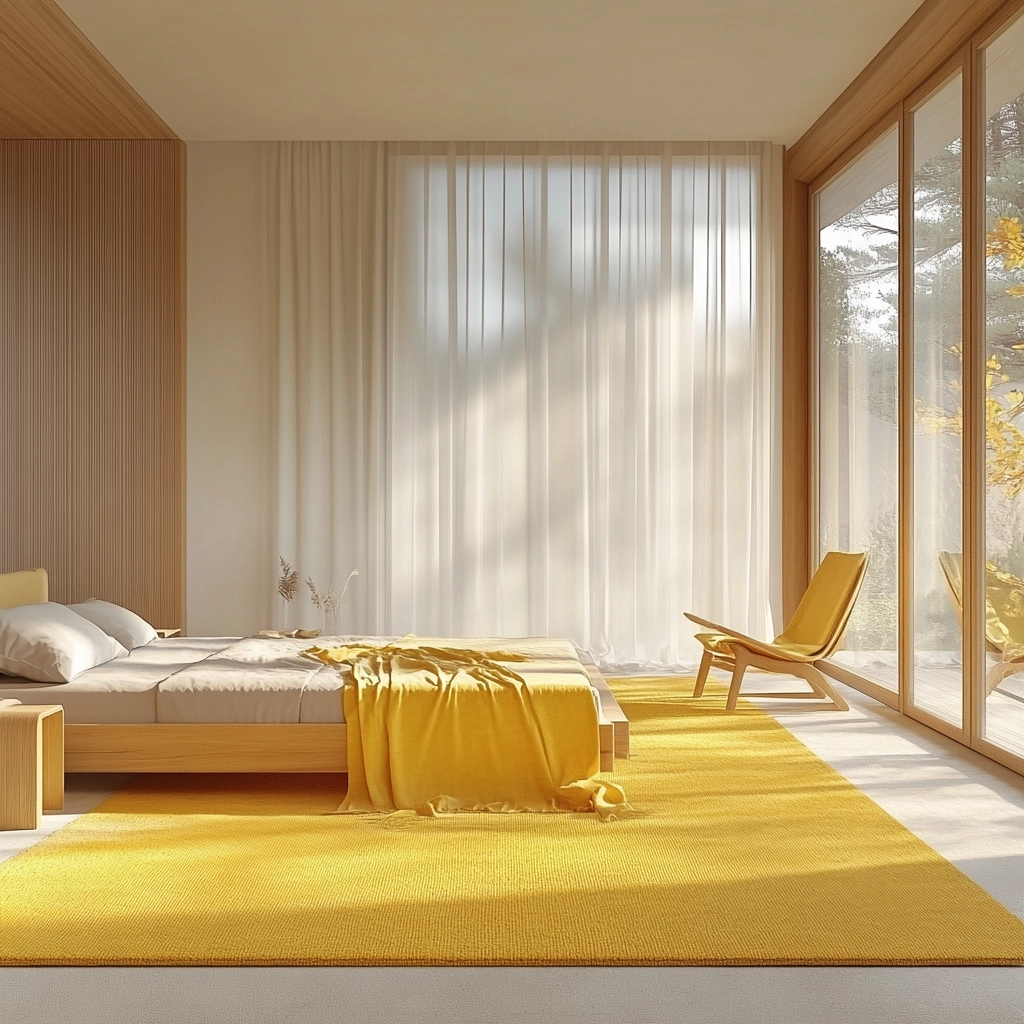 yellow carpet bedroom 4
