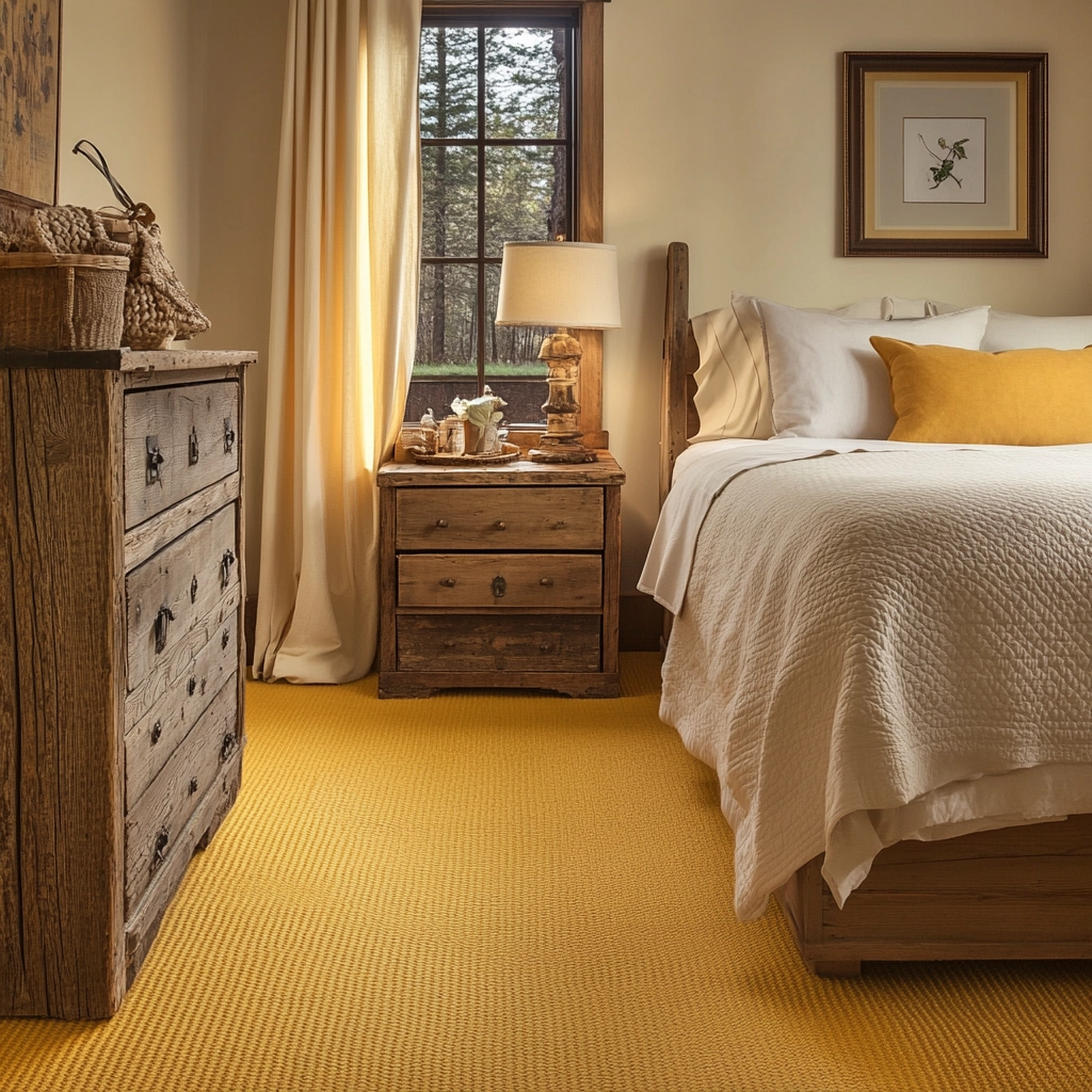 yellow carpet bedroom 43