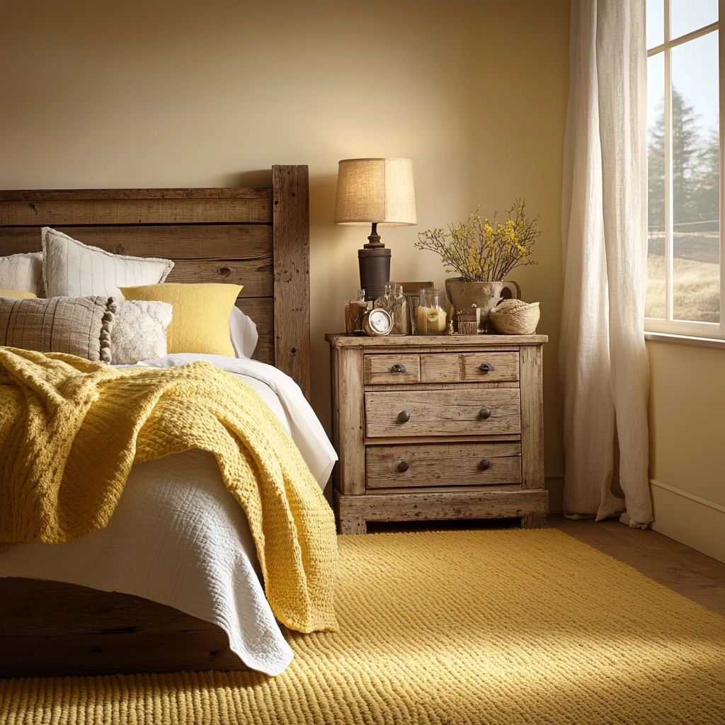 yellow carpet bedroom 44
