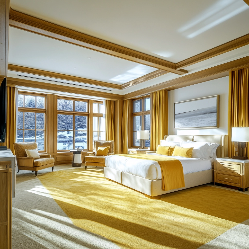yellow carpet bedroom 58