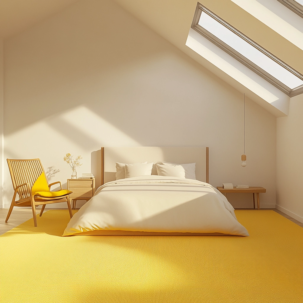 yellow carpet bedroom 63