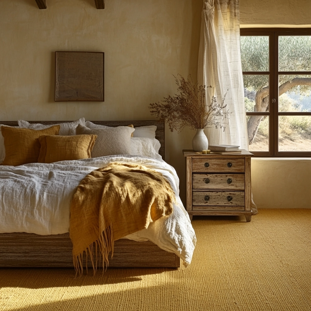 yellow carpet bedroom 65