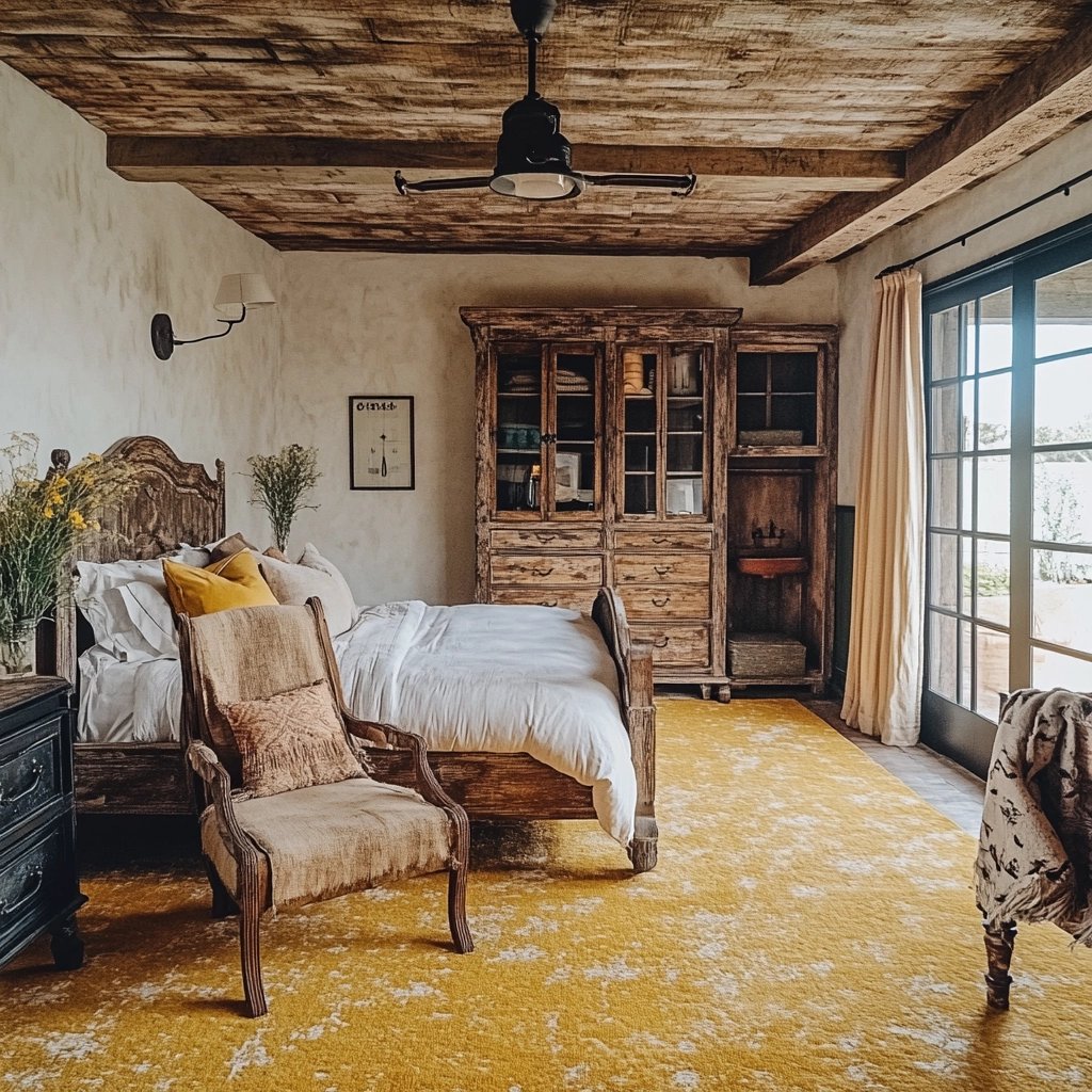 yellow carpet bedroom 67