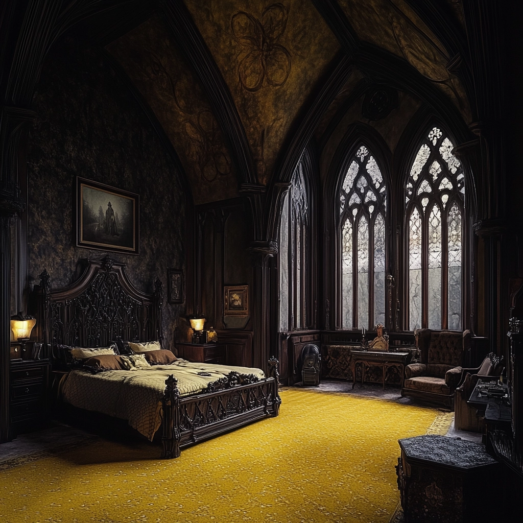 yellow carpet bedroom 72