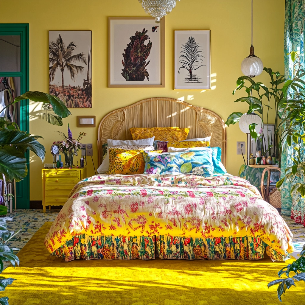 yellow carpet bedroom 75