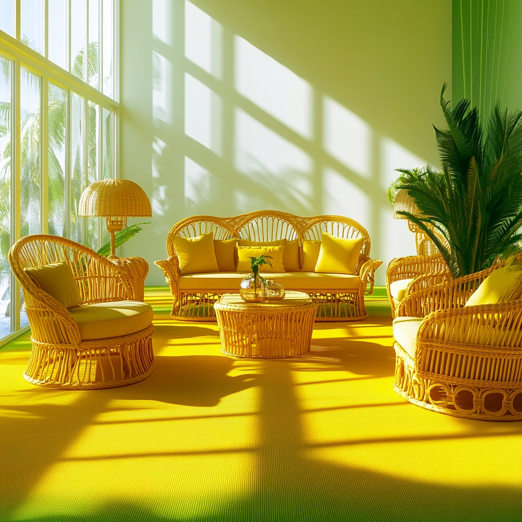 yellow carpet living room 22