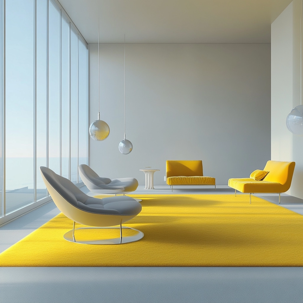 yellow carpet living room 72