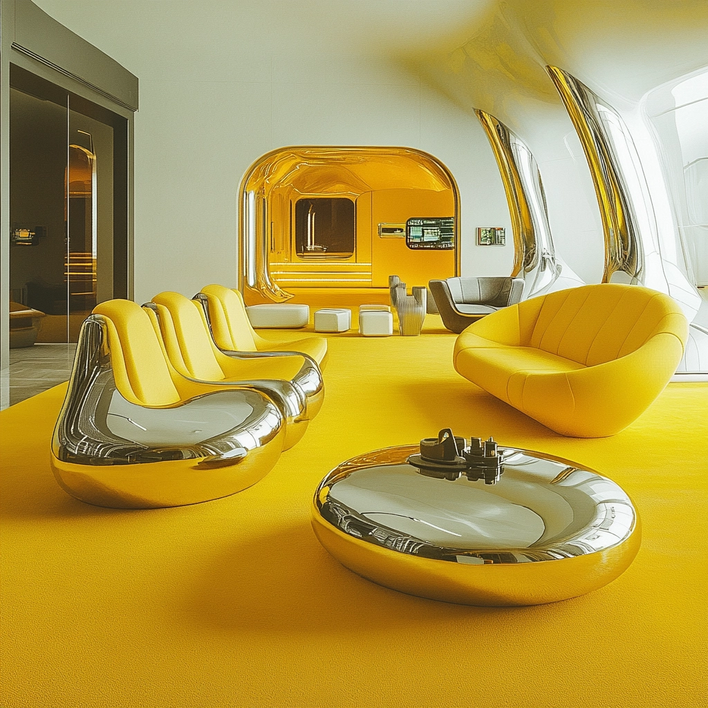 yellow carpet living room 77