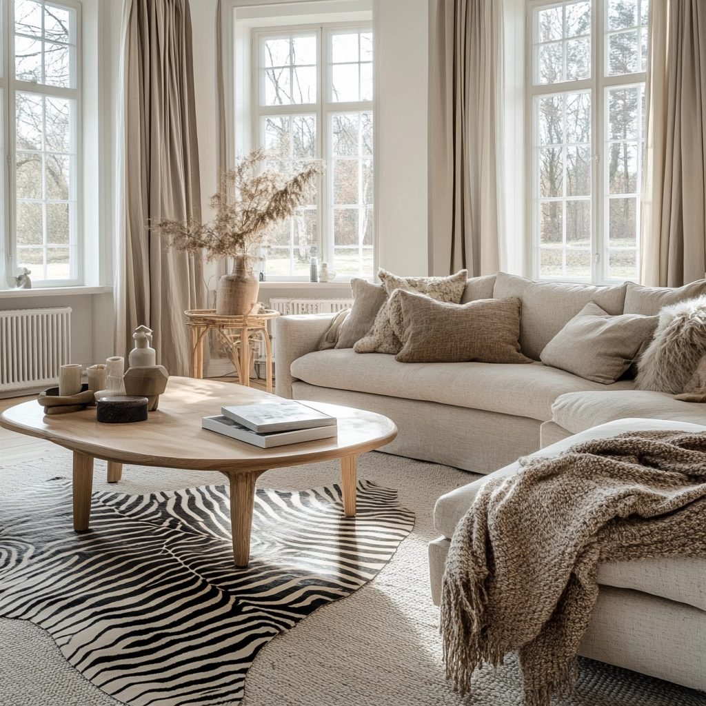 zebra carpet living room 10