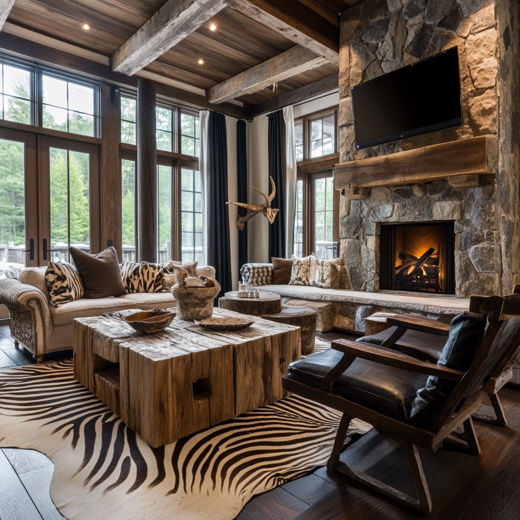 zebra carpet living room 26