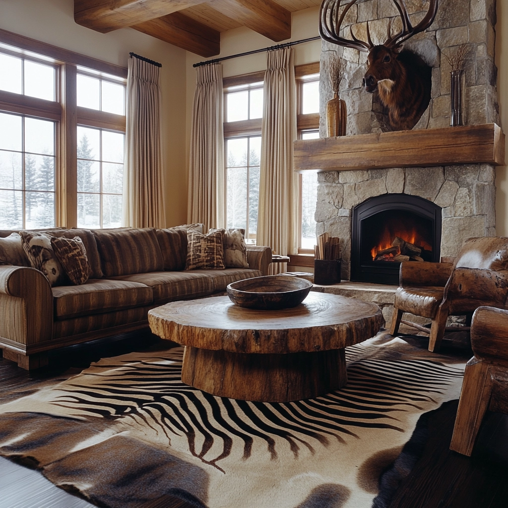 zebra carpet living room 28