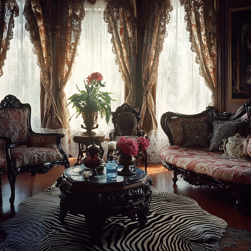 zebra carpet living room 33