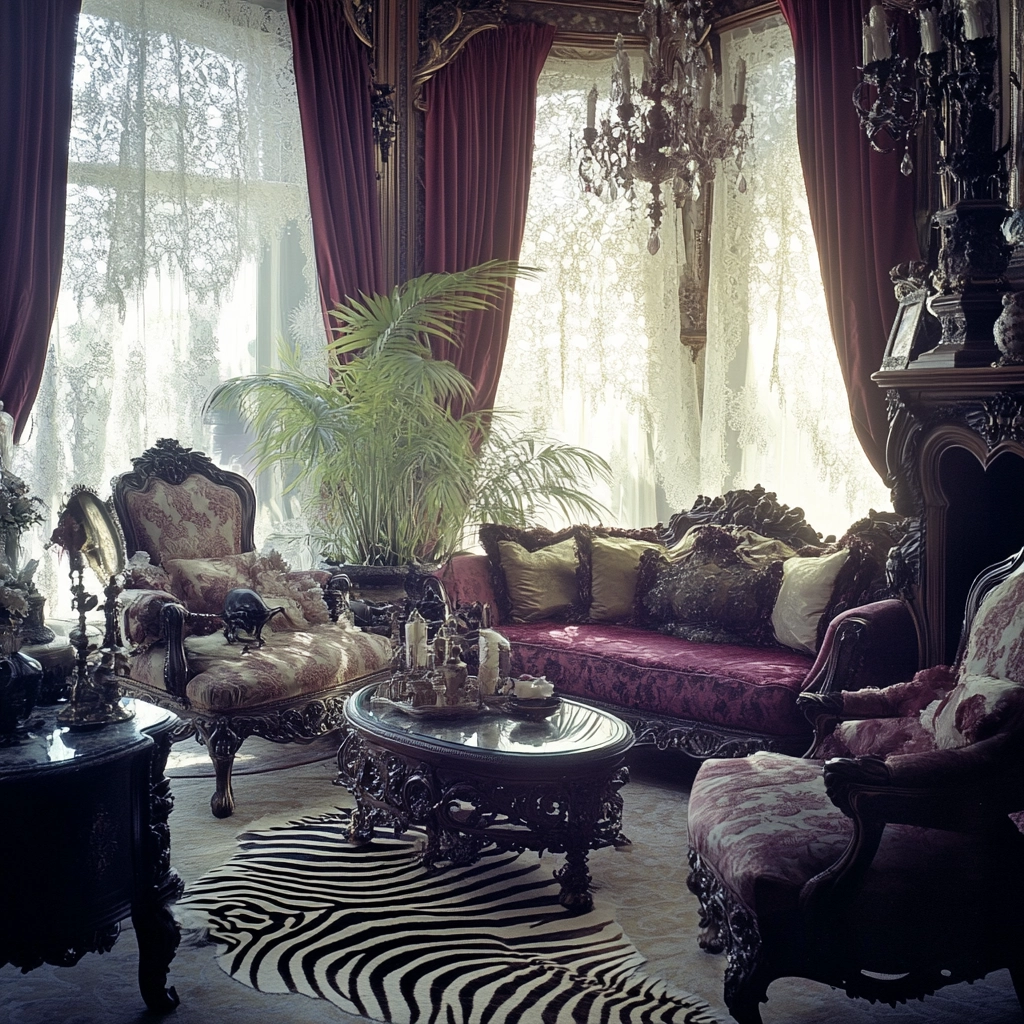 zebra carpet living room 34