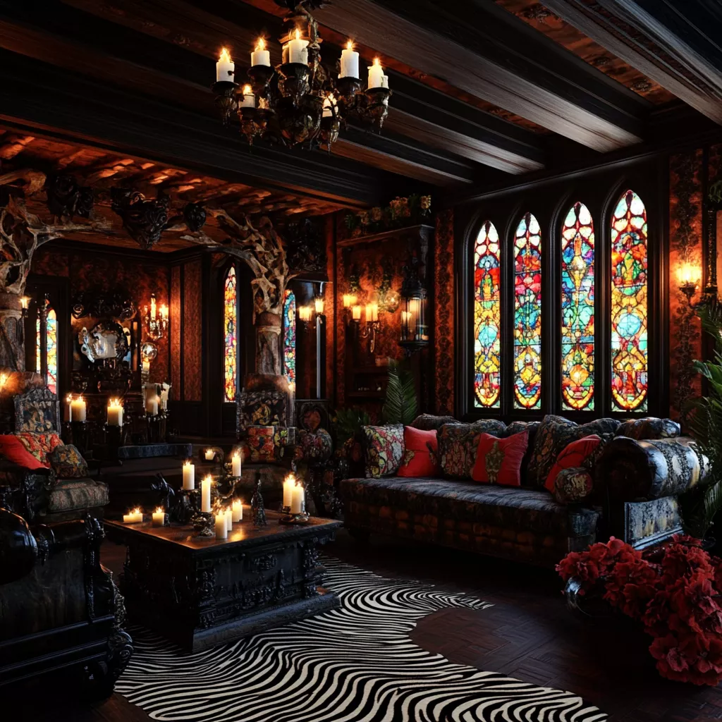 zebra carpet living room 56