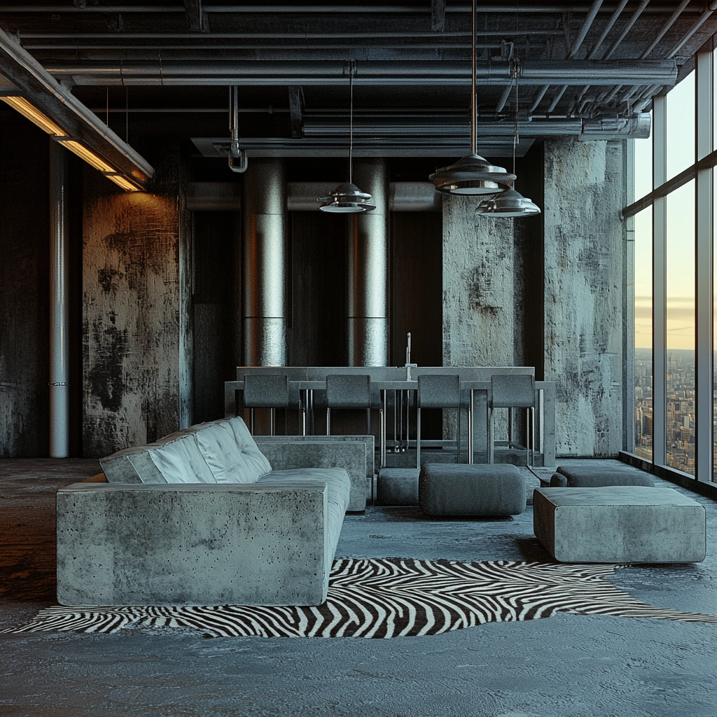 zebra carpet living room 63