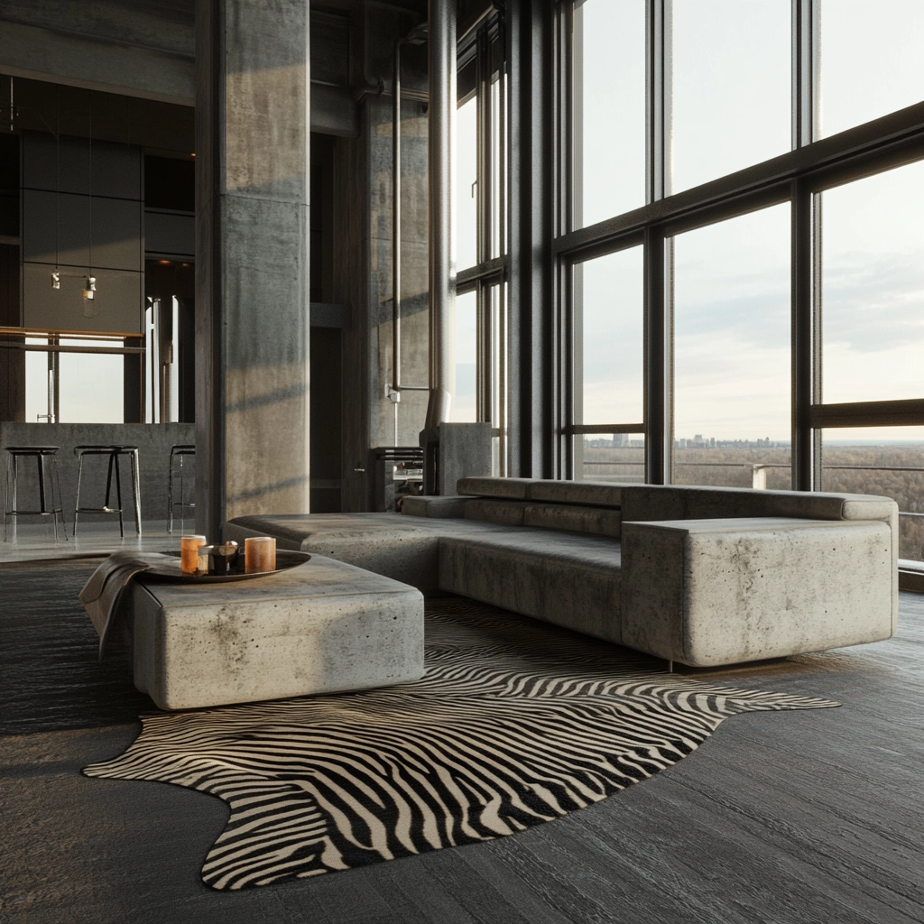 zebra carpet living room 64