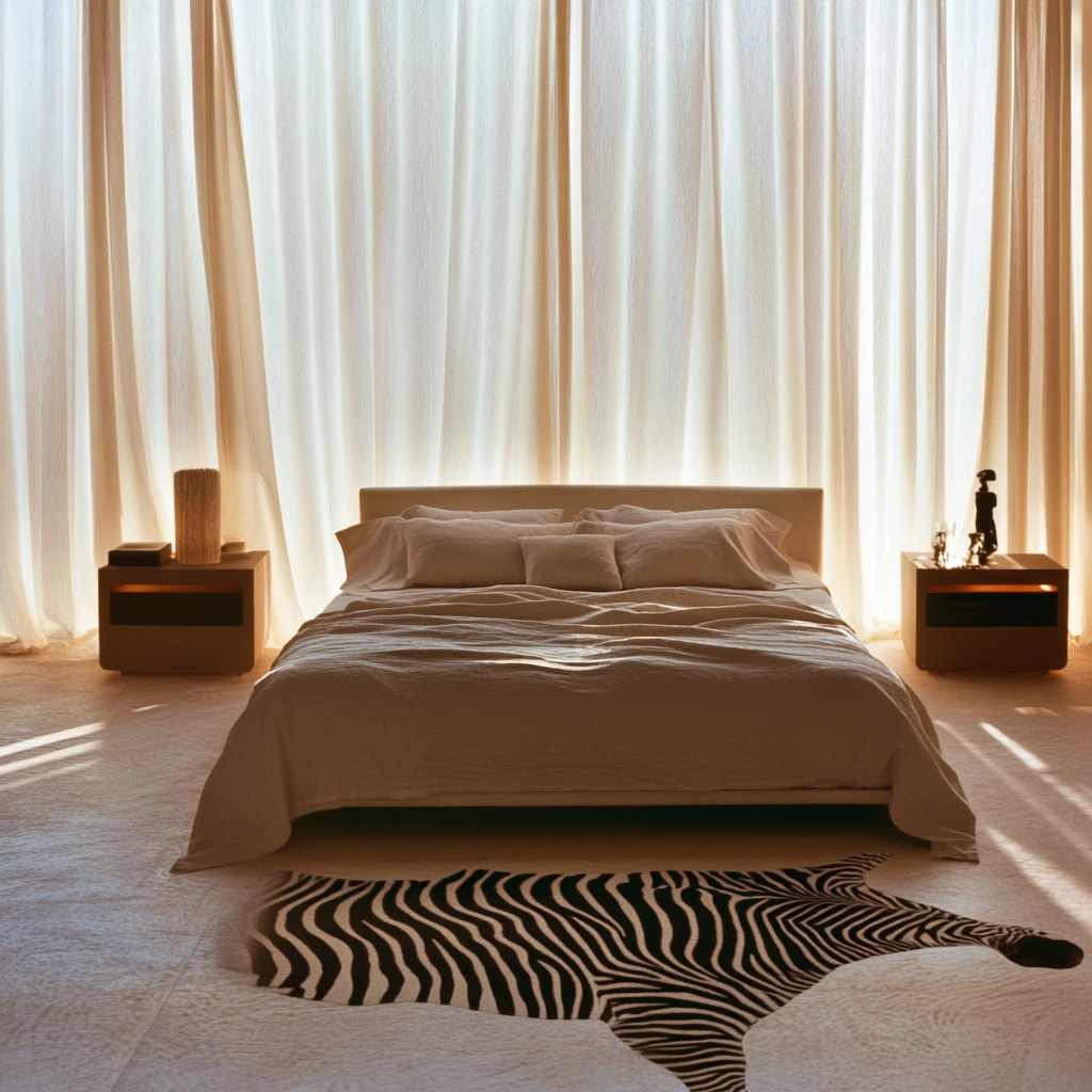 zebra rug bedroom 12