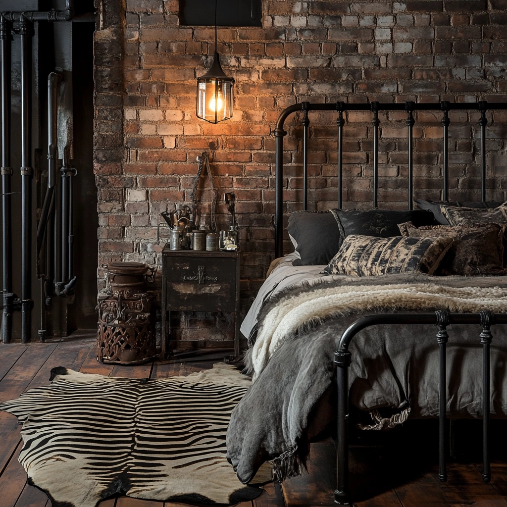 zebra rug bedroom 14