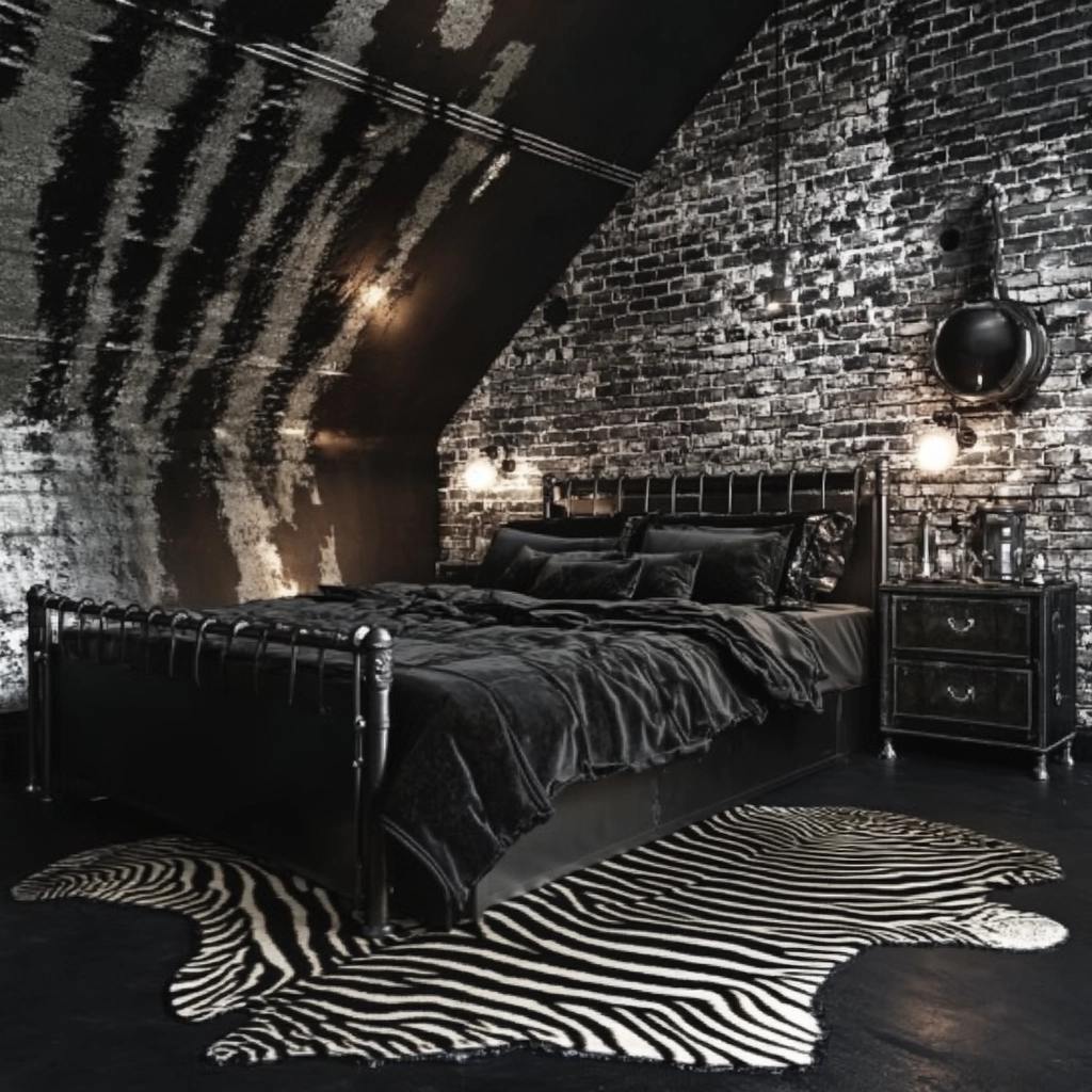 zebra rug bedroom 16