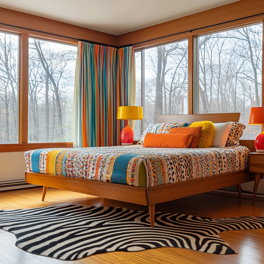 zebra rug bedroom 17