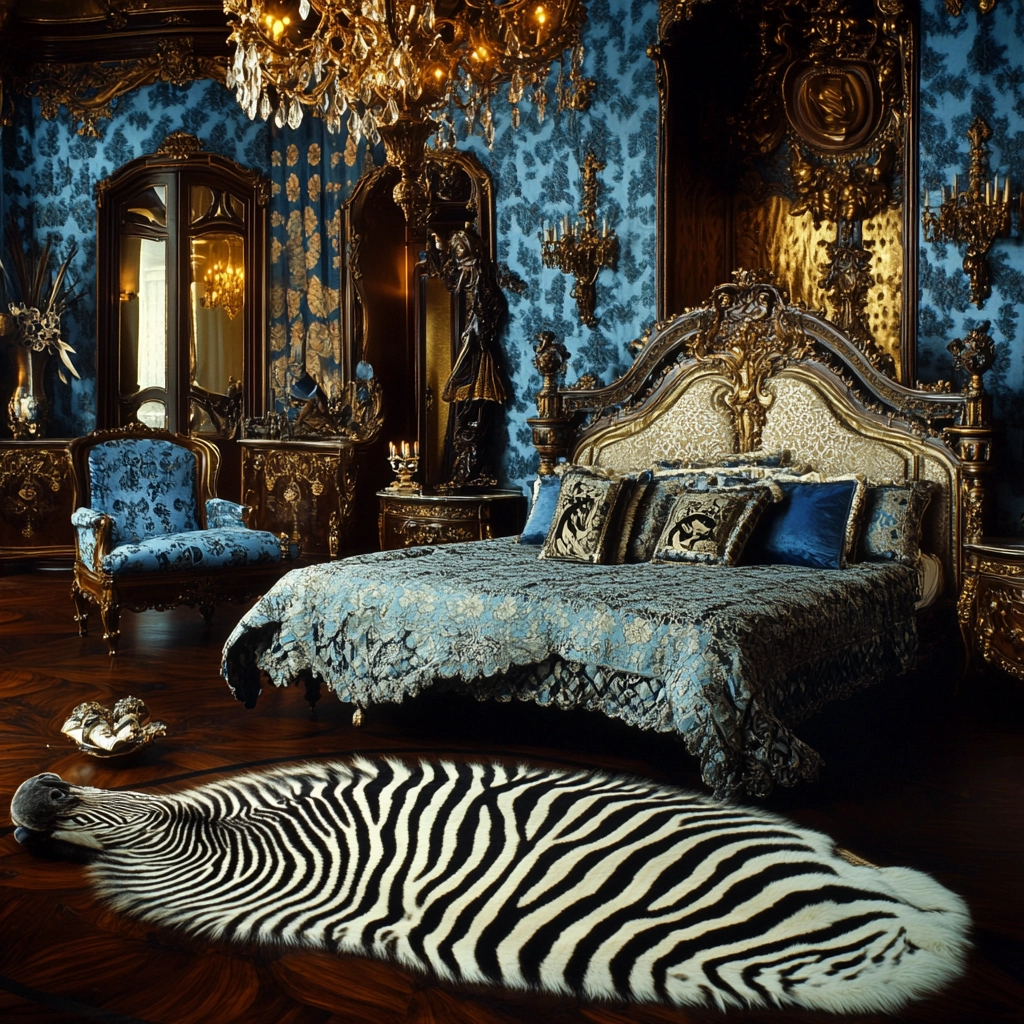 zebra rug bedroom 21