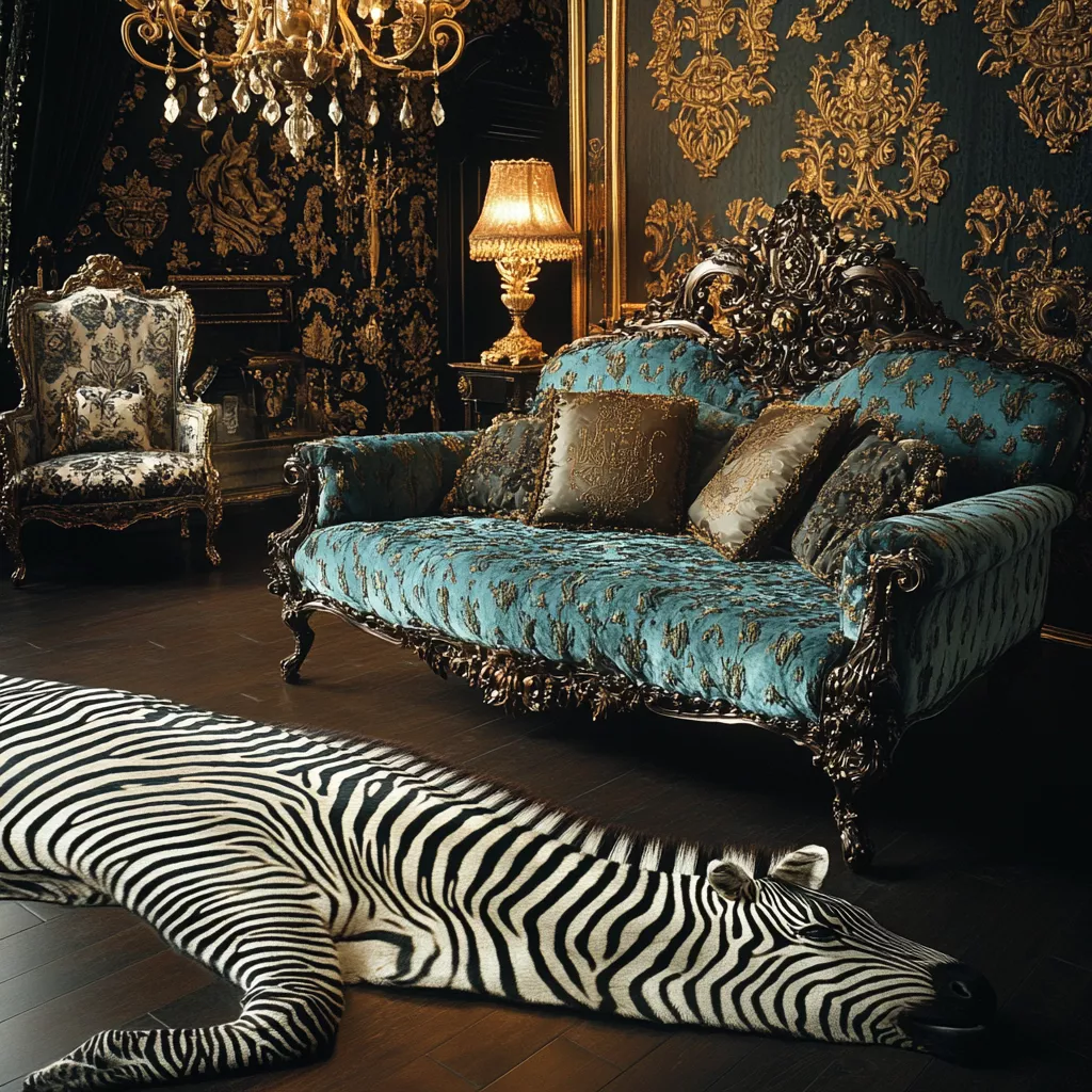 zebra rug bedroom 23