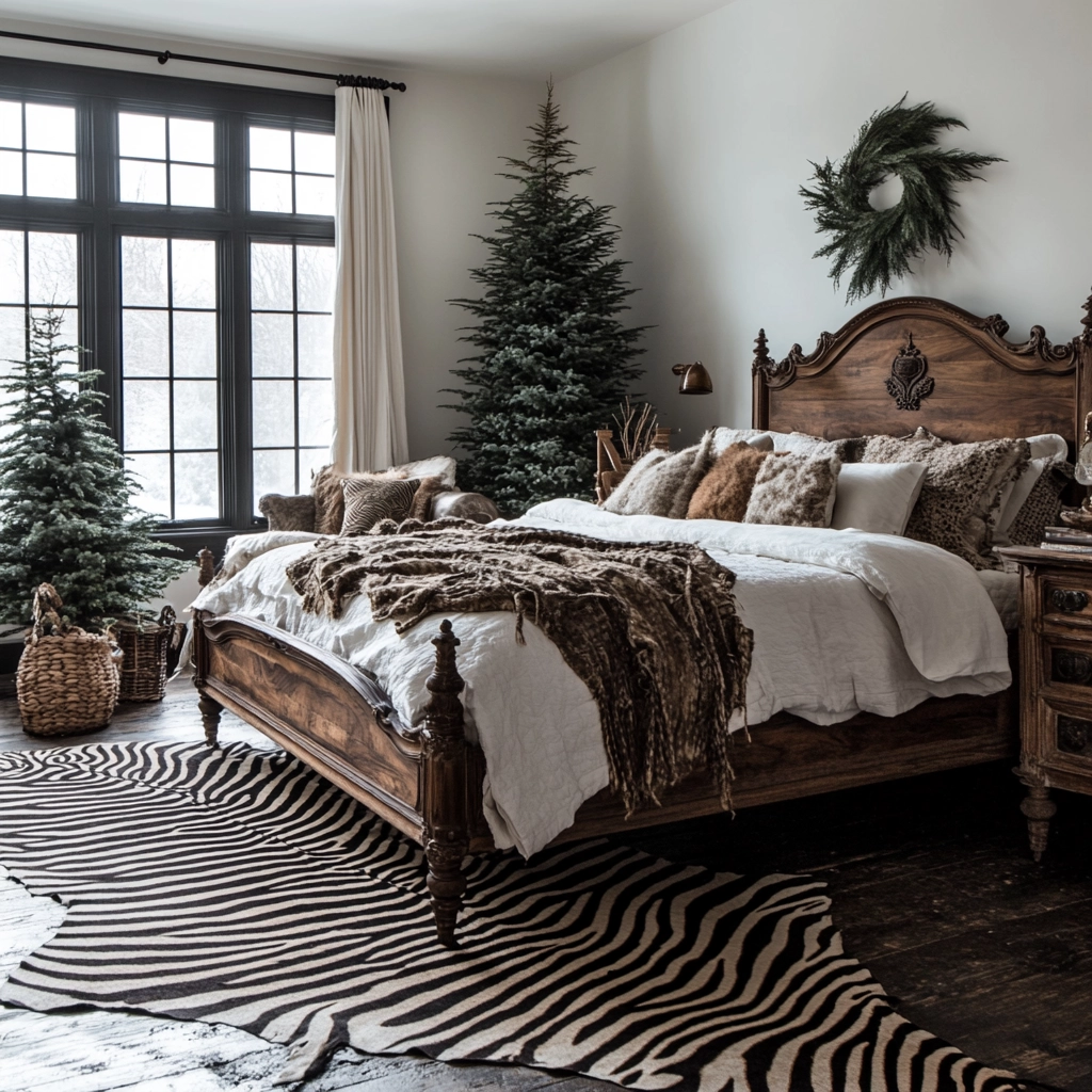 zebra rug bedroom 40