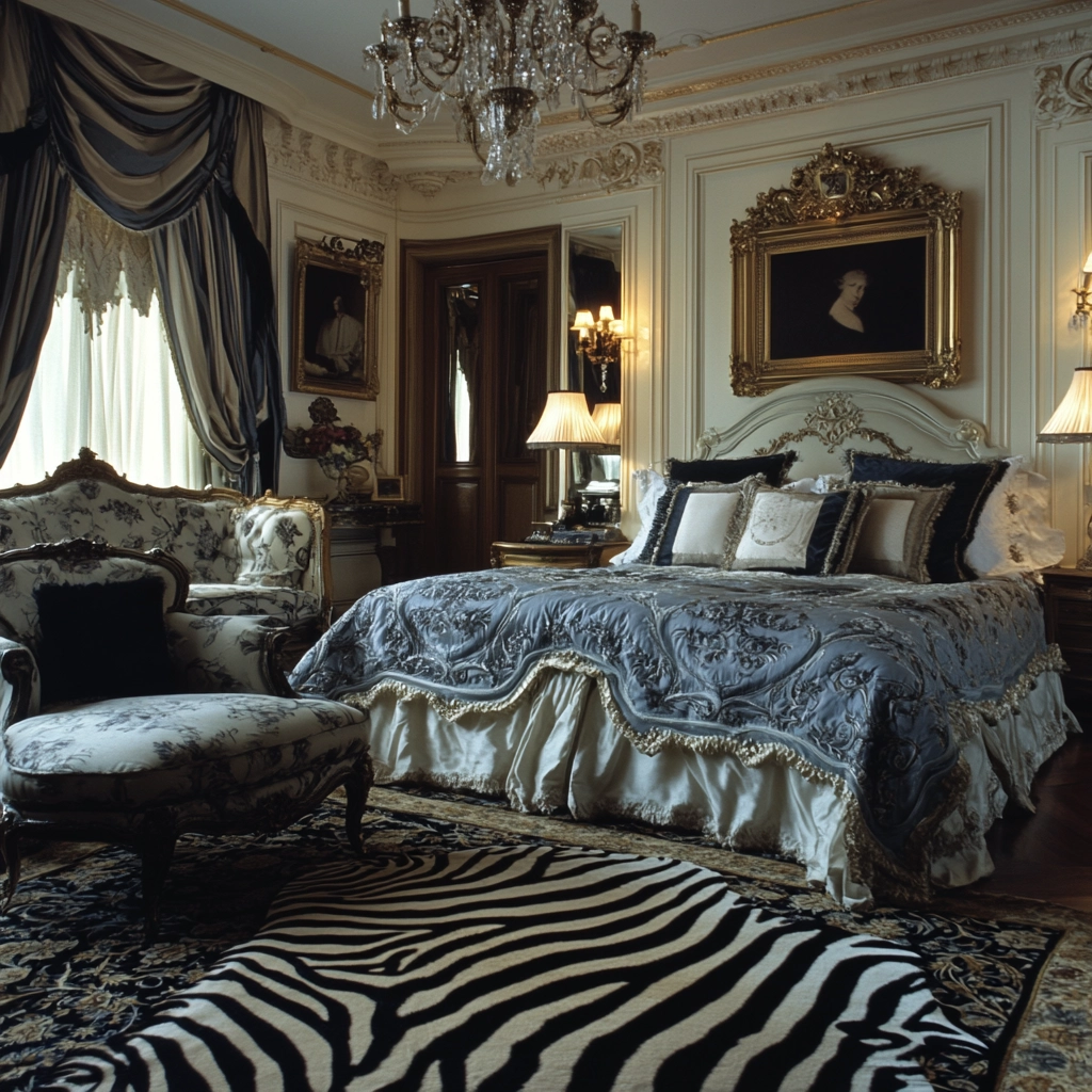 zebra rug bedroom 46