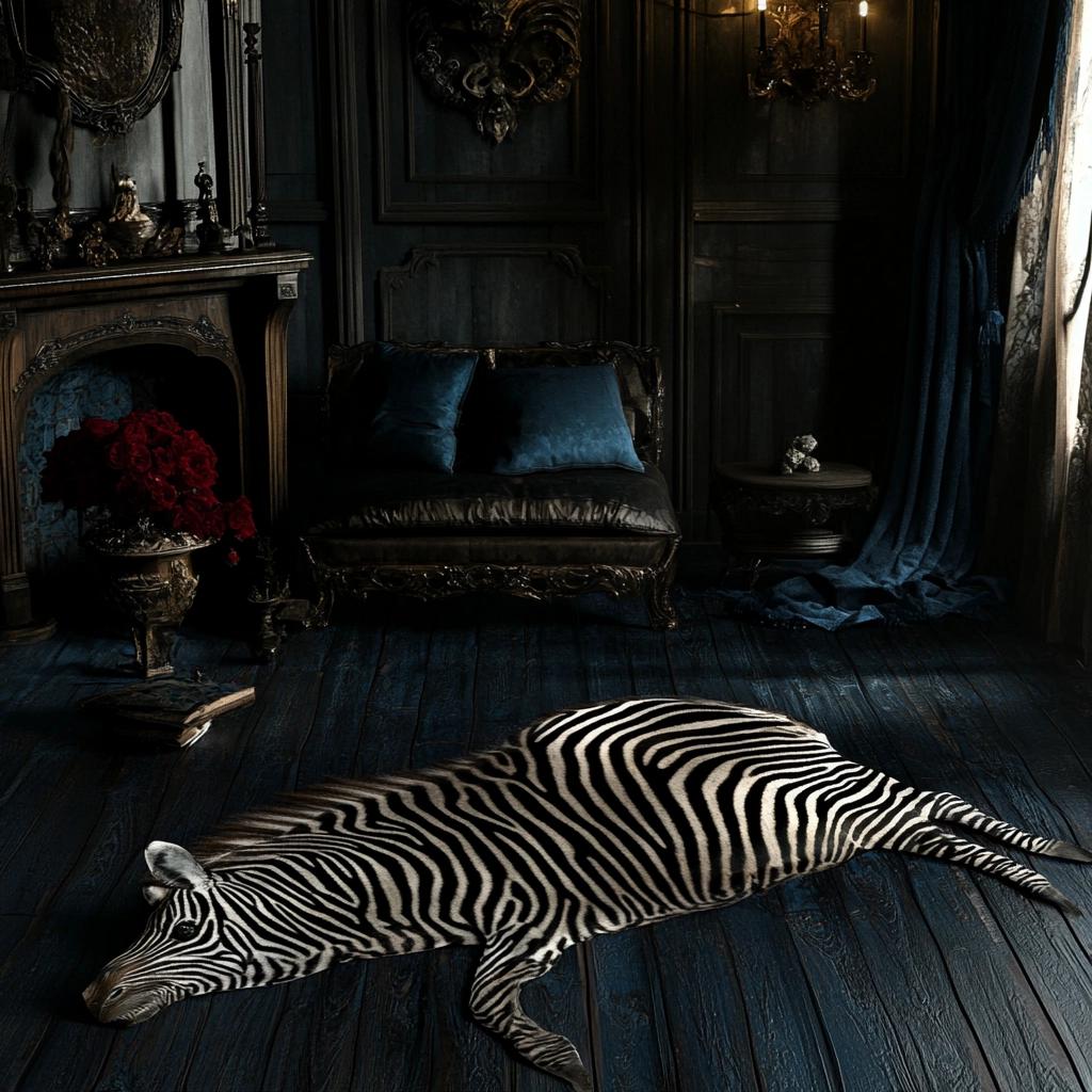 zebra rug bedroom 51
