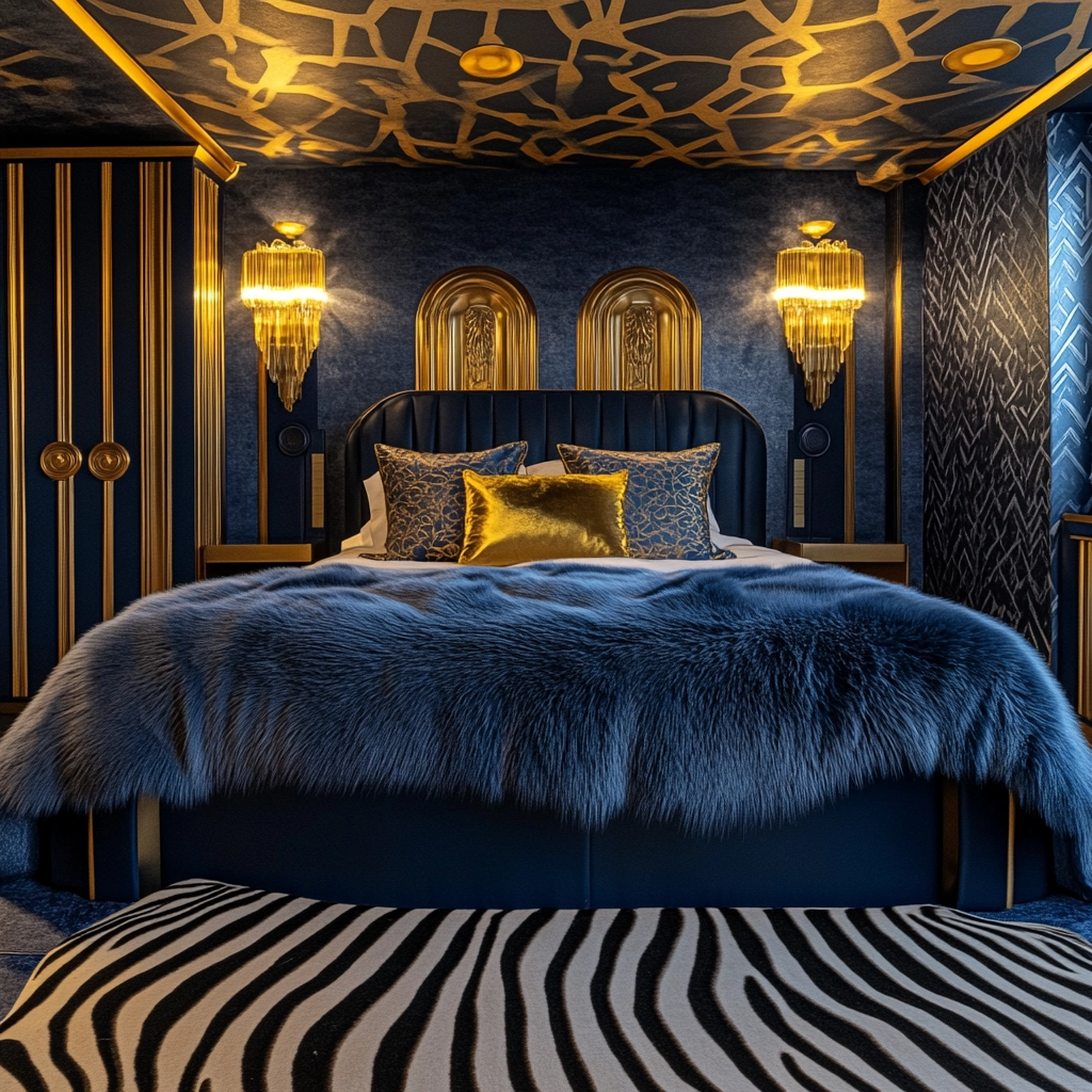 zebra rug bedroom 58