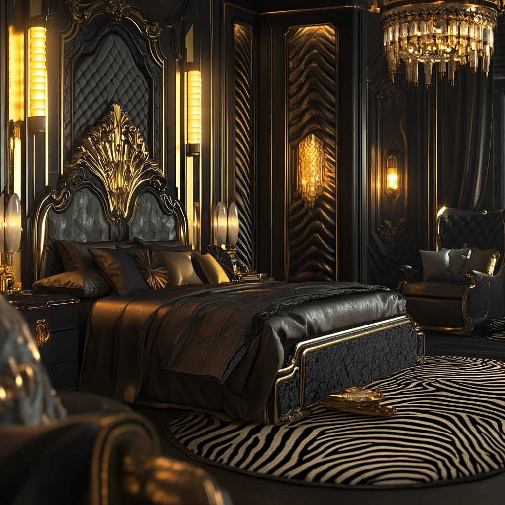 zebra rug bedroom 60
