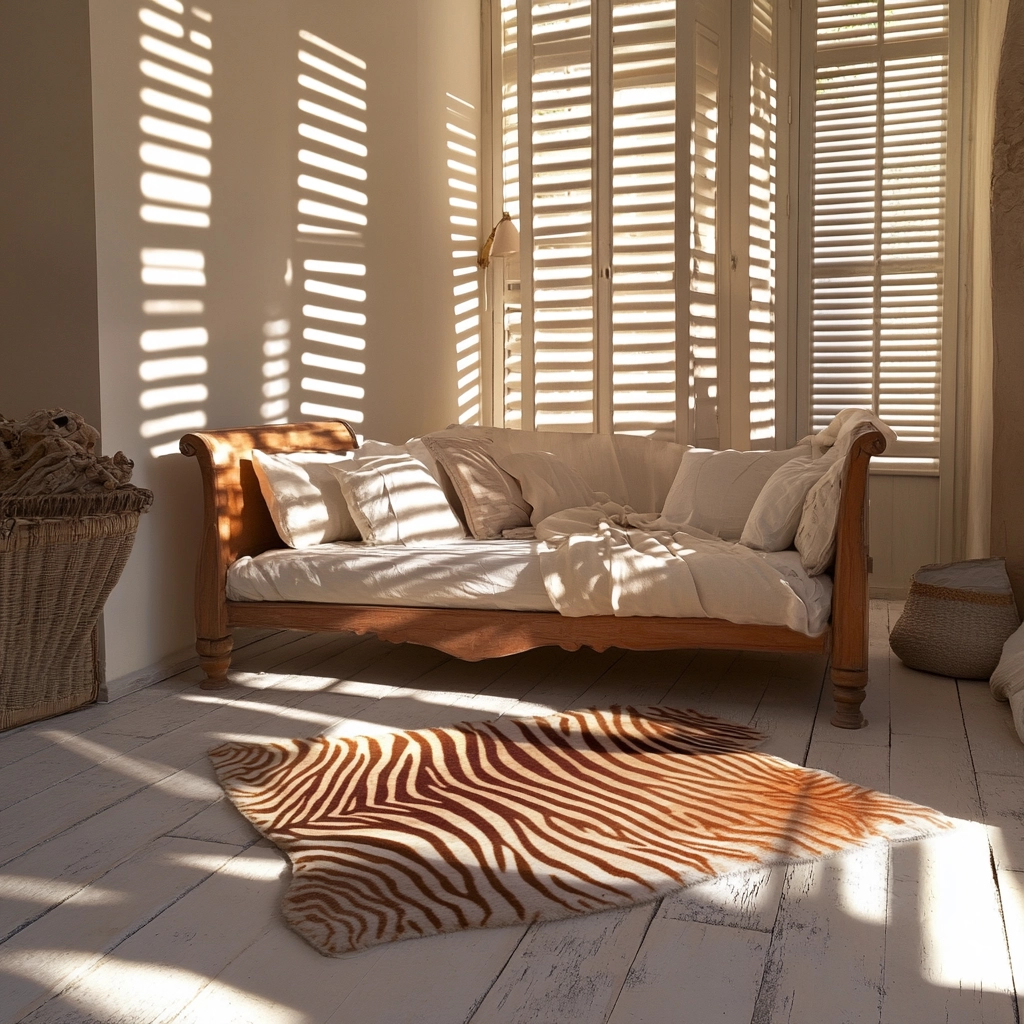 zebra rug bedroom 61