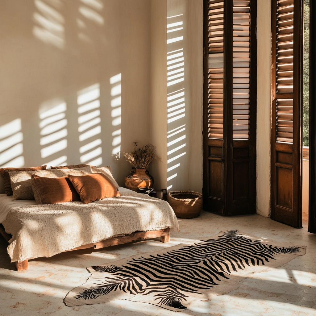 zebra rug bedroom 63