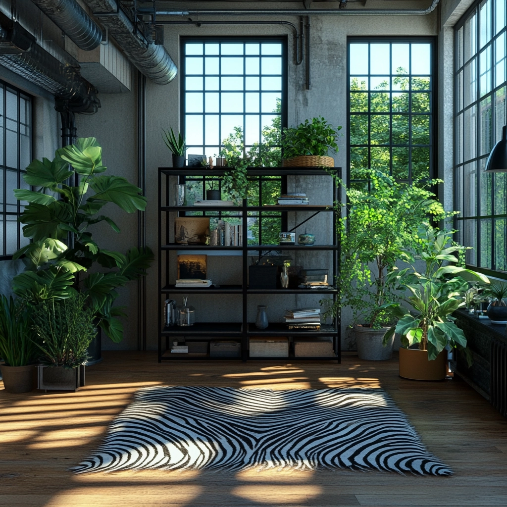 zebra rug bedroom 65