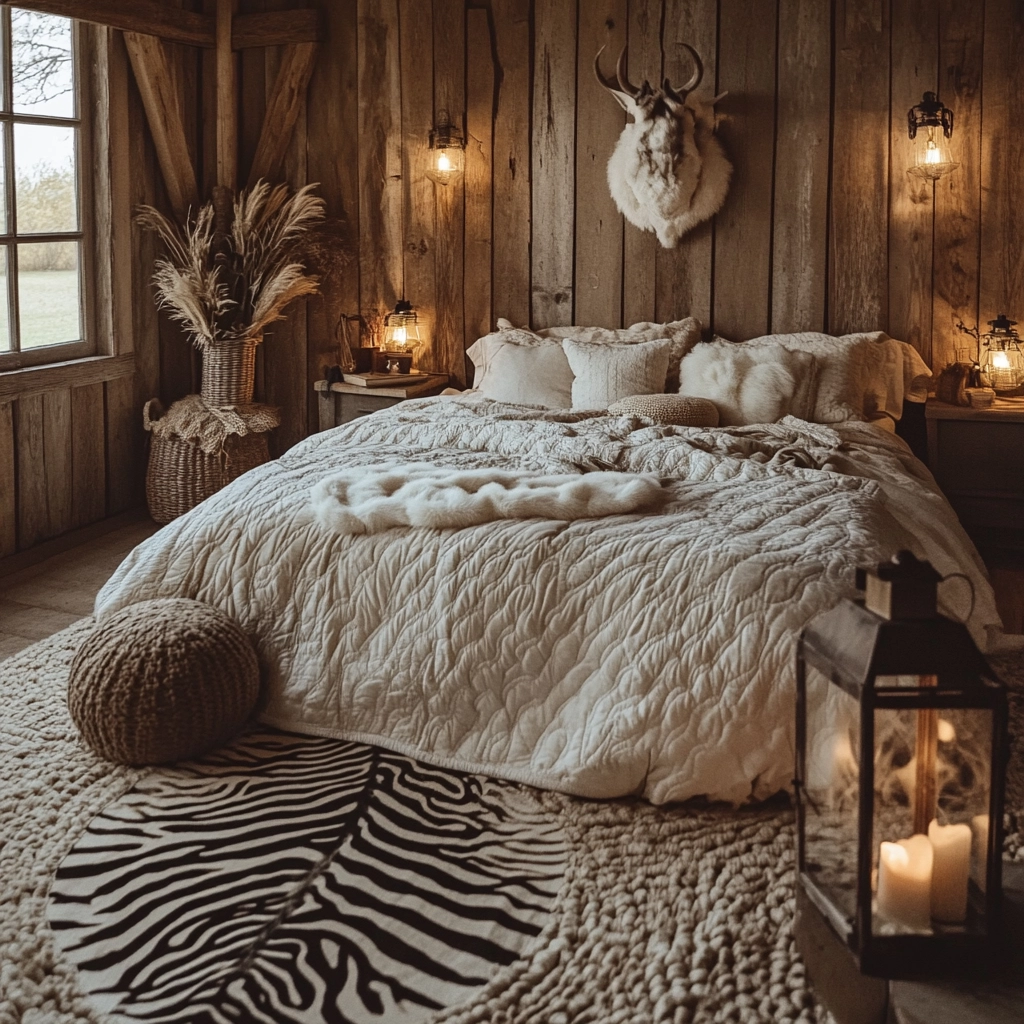zebra rug bedroom 75